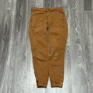 Mavi Ivy Cargo Pants Womens Size‎ 27 (26x26.5) Brown Slim Fit Mid Rise Tapered